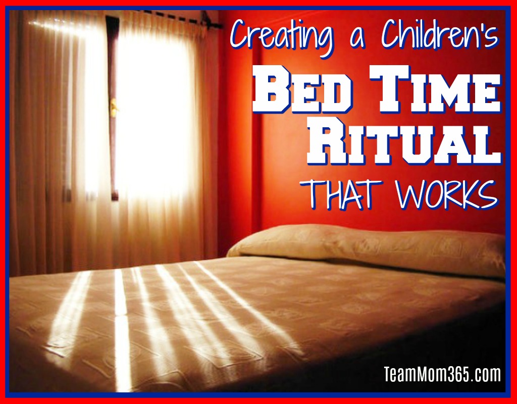 Creating a Children's Bedtime Ritual That Works