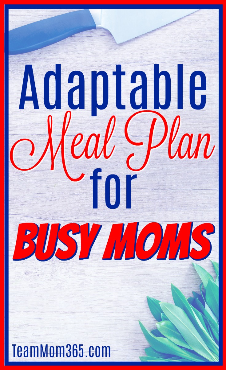 Adaptable Meal Plan for Busy Moms