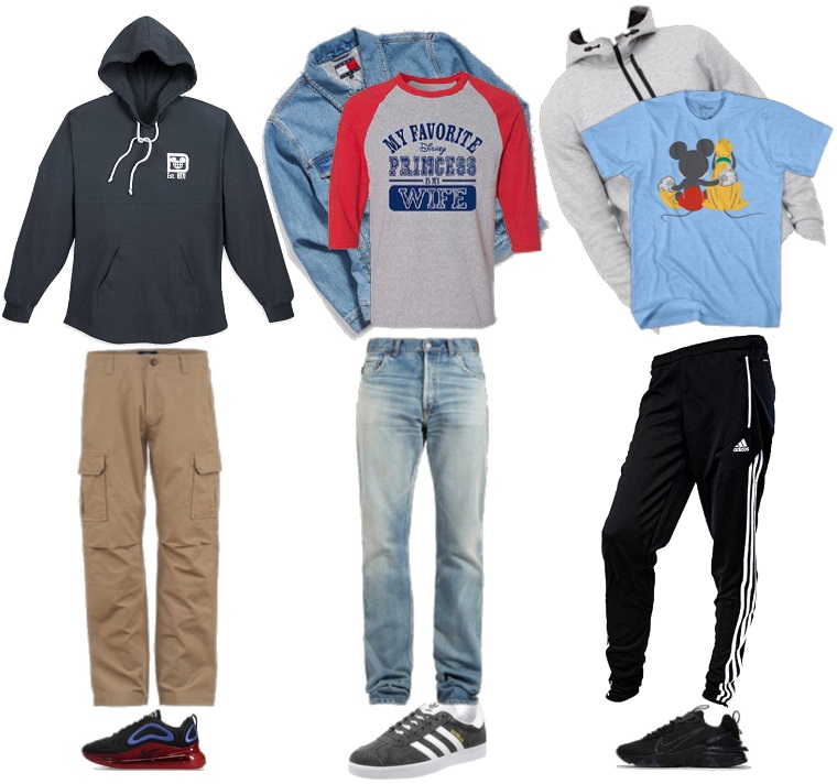 disneyland men's clothing
