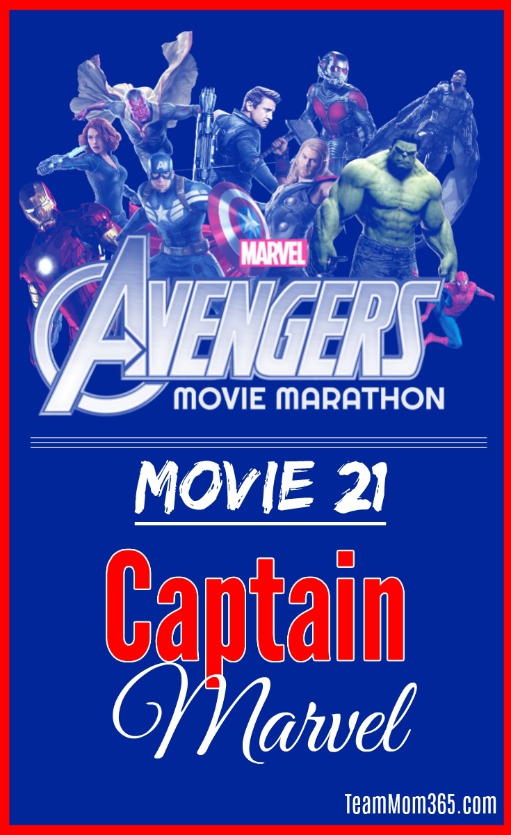 Marvel Movie Marathon Captain Marvel