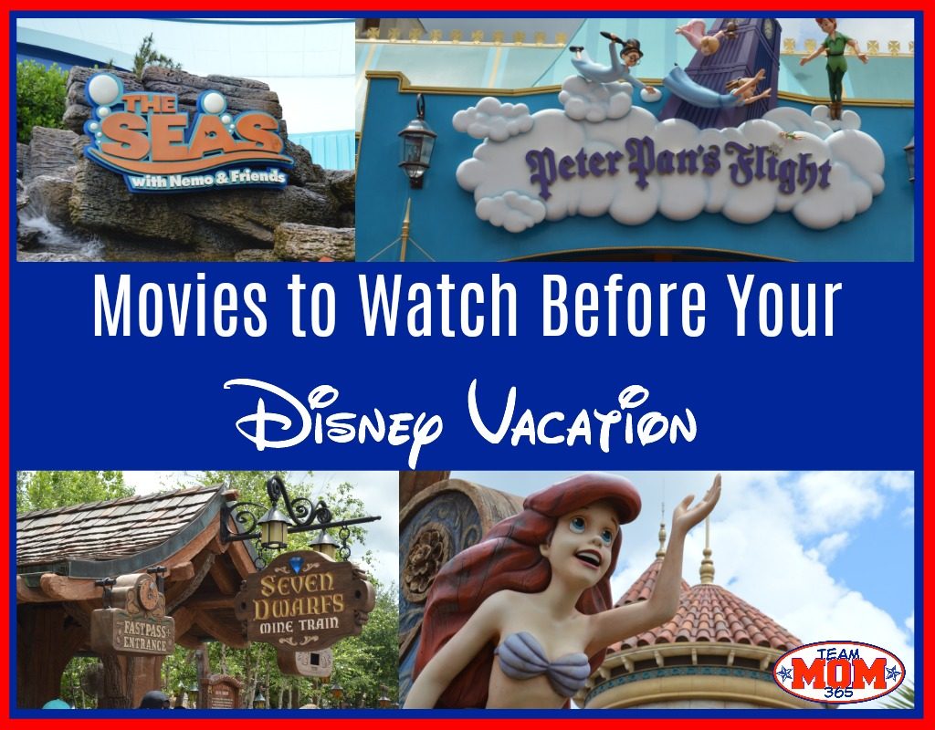 Movies To Watch Before Your Disney Vacation