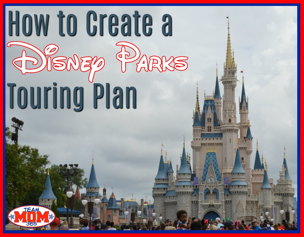 Creating a Skeleton Disney Parks Touring Plan