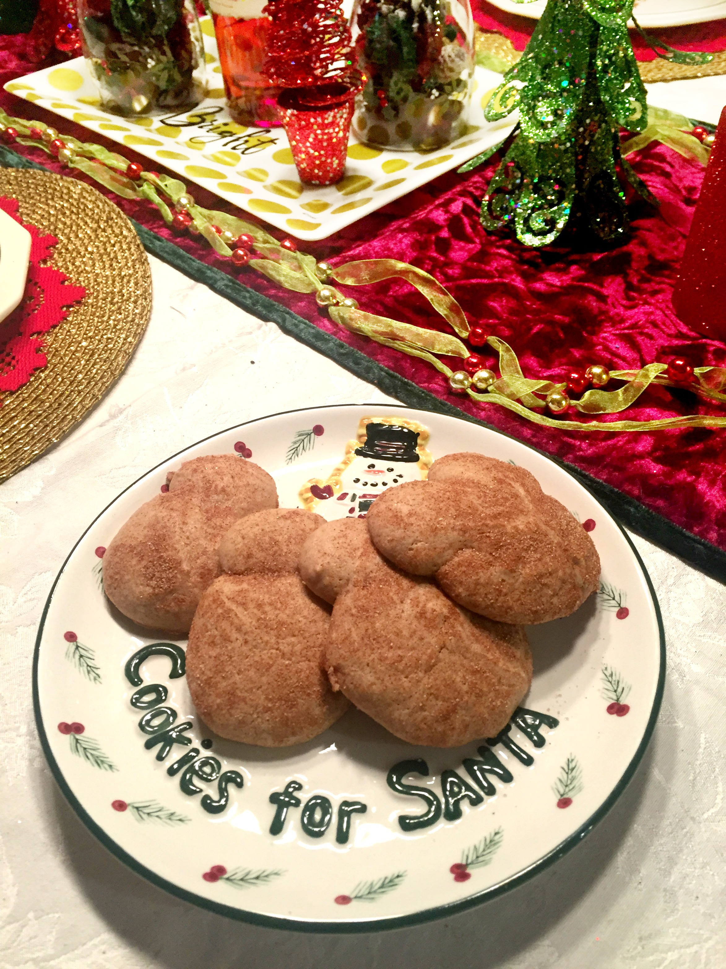 Mickey Snickerdoodle Cookies