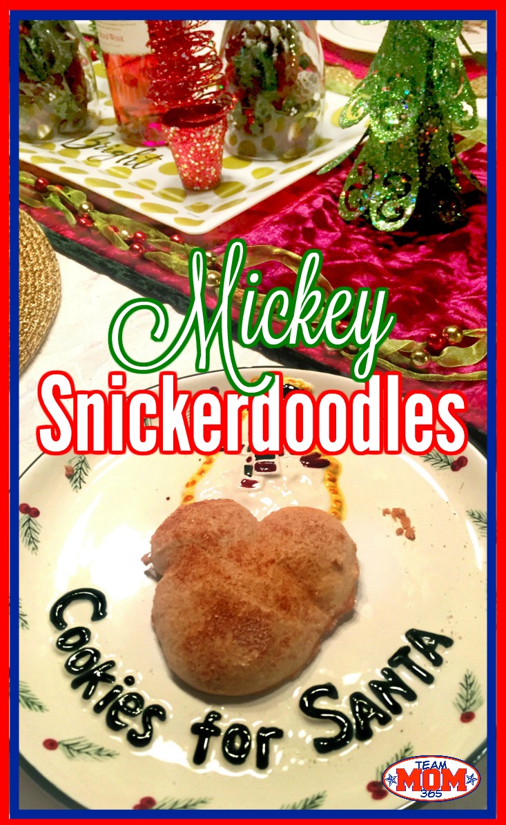 Mickey Snickerdoodle Cookies