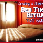 Creating a Children's Bedtime Ritual That Works