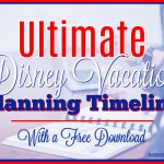 Ultimate Disney Vacation Planning Timeline