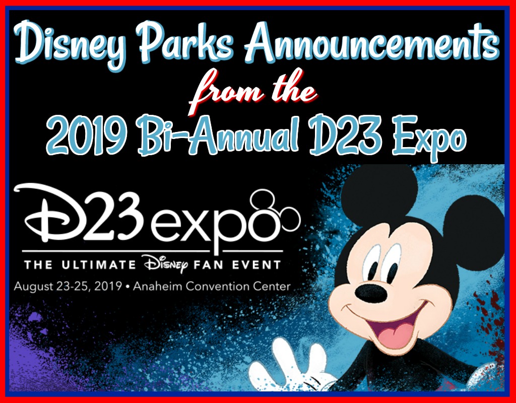 Disney Parks D23 Announcements